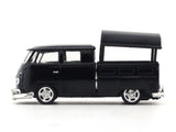 1960 Volkswagen Double Cab Truck USA Model black 1:64 M2 Machines diecast scale model collectible
