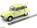 Solido 1967 Citroen Dyane 6 yellow diecast Scale Model collectible