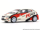 2007 Honda Civic Type R FN2 Race Livery 1:64 Para64 diecast scale model car