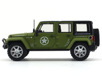 Jeep Wrangler green 1:64 Time Micro diecast scale model car