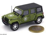 Jeep Wrangler green 1:64 Time Micro diecast scale model car