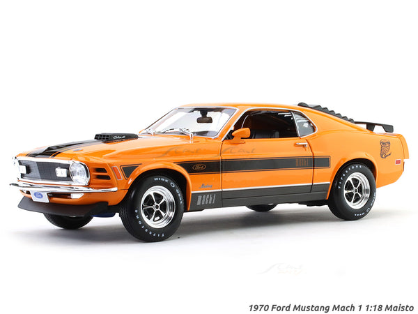1970 Ford Mustang Mach 1 orange 1:18 Maisto diecast scale model car ...